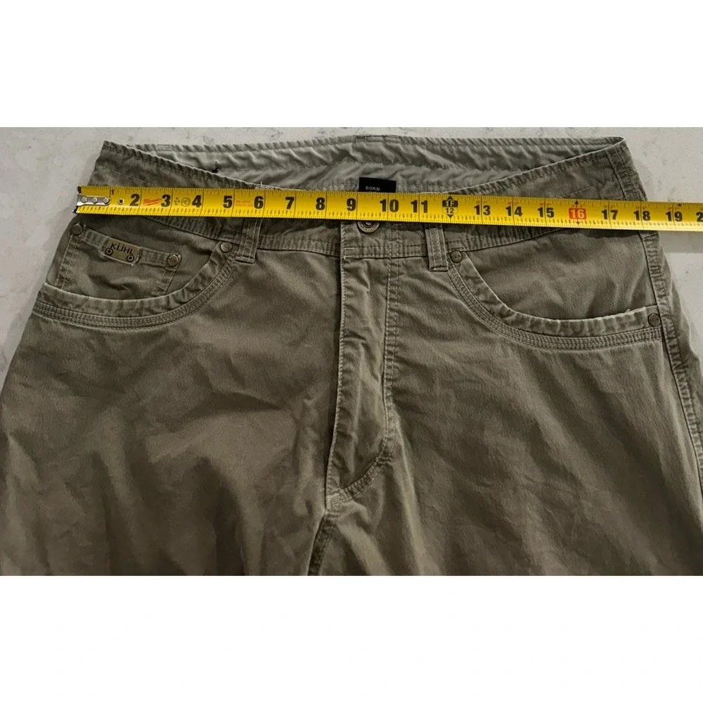 KUHL Revolvr Pants Mens 34x30 Tan Khaki Stretch Straight Leg Hiking Outdoor 5232
